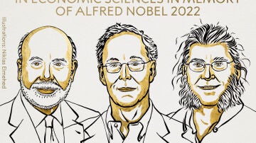 Bernanke, Diamond y Dybvig, ganan el Premio Nobel de Economía "por su investigación sobre bancos y crisis financieras"
