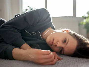 Chica joven triste Chica joven triste