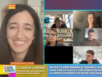 Claudia Loring enseña a sus alumnos americanos palabrotas en español: &quot;Les hace mucha gracia que no tengamos complejo para usarlas&quot;