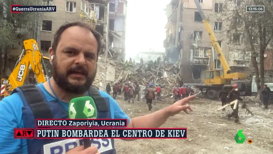 Un nuevo ataque en Zaporiyia derrumba un edificio residencial: aún se busca a 10 personas bajo los escombros Un nuevo ataque en Zaporiyia derrumba un edificio residencial: aún se busca a 10 personas bajo los escombros