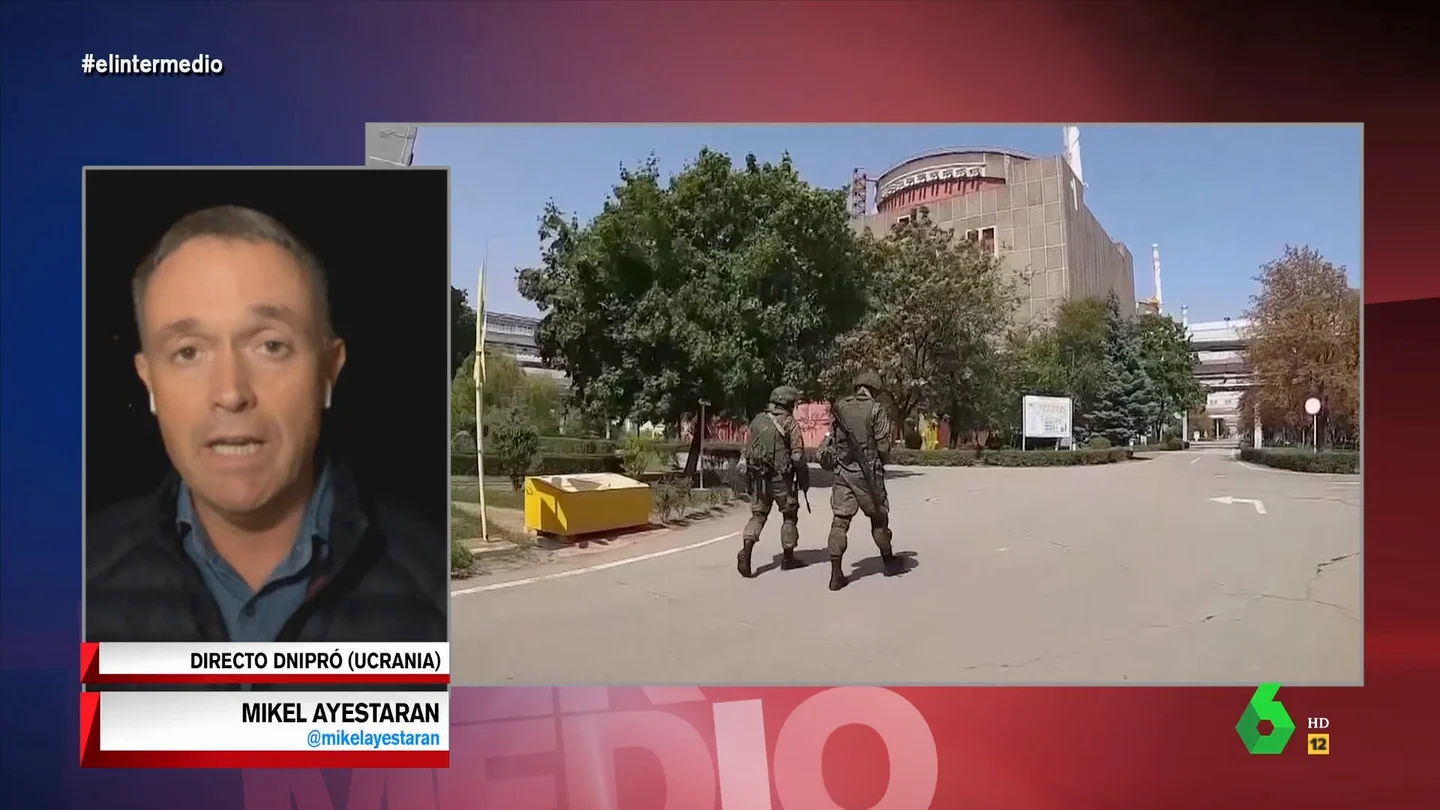 Mikel Ayestarán advierte sobre el estado de la central nuclear de Zaporiyia Mikel Ayestarán advierte sobre el estado de la central nuclear de Zaporiyia