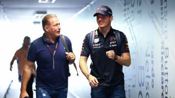 Jos y Max Verstappen