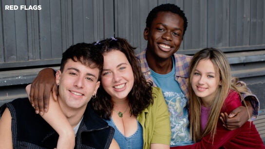 Diego Rey, Mar Isern, Ibrahima Kone y Ir&iacute;a del Valle son los protagonistas de 'Red flags'.