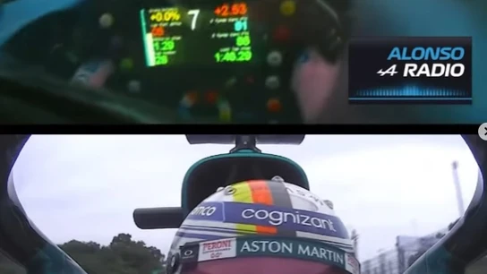 Fernando Alonso y Sebastian Vettel Fernando Alonso y Sebastian Vettel