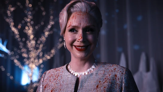 Laura Weems es la imperturbable directora de la Academia Nevermore en 'Miércoles'. Laura Weems es la imperturbable directora de la Academia Nevermore en 'Miércoles'.