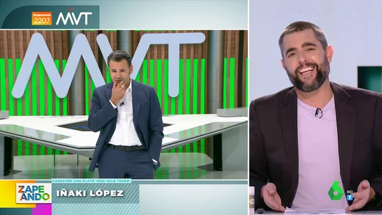 Lluvia de dardos entre Dani Mateo e Iñaki López: "Hablaré con Andrea Ropero para ver si haces la dieta del cucurucho o no" Lluvia de dardos entre Dani Mateo e Iñaki López: "Hablaré con Andrea Ropero para ver si haces la dieta del cucurucho o no"