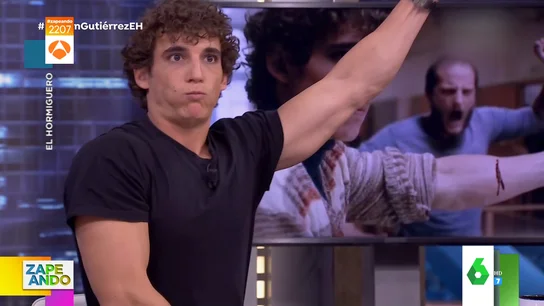 Miguel Herrán desvela en El Hormiguero que se cortó las venas en un rodaje por un despiste del equipo Miguel Herrán desvela en El Hormiguero que se cortó las venas en un rodaje por un despiste del equipo