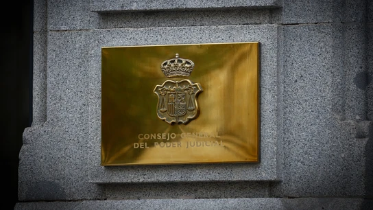 Imagen de la placa de la fachada de la sede del Consejo General del Poder Judicial (CGPJ) Imagen de la placa de la fachada de la sede del Consejo General del Poder Judicial (CGPJ)