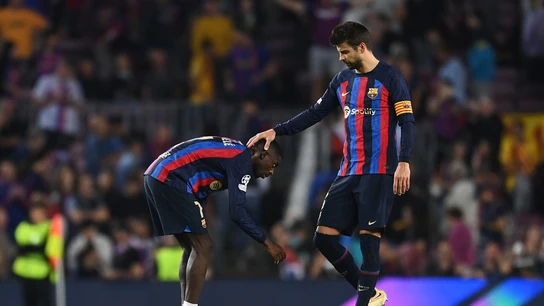 Piqué y Dembélé Piqué y Dembélé