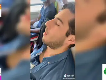 La reacción viral de un joven cuando sus amigos no le despiertan en el tren en su viaje por Europa: &quot;¡Estoy en la frontera con Francia!&quot;