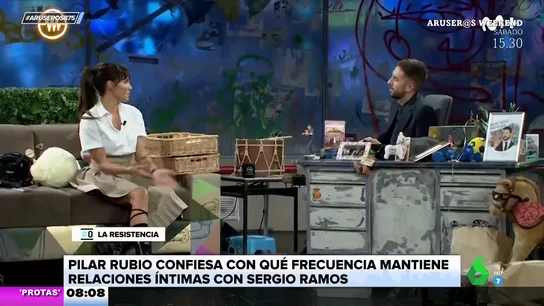 Pilar Rubio en La Resistencia Pilar Rubio en La Resistencia