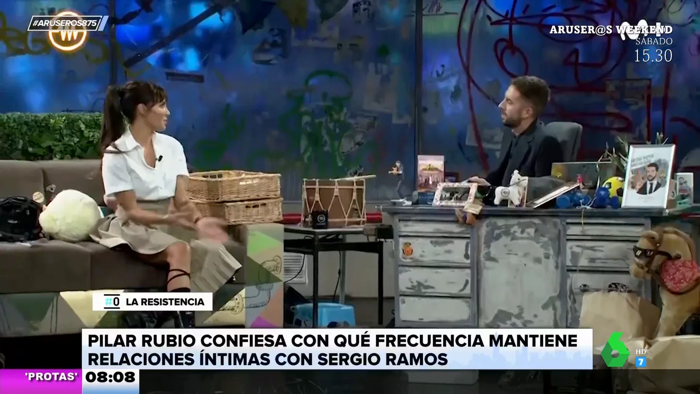 Pilar Rubio en La Resistencia Pilar Rubio en La Resistencia
