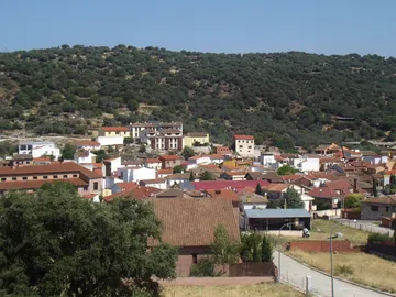 Vista aérea de Pepino, pueblo de Toledo Vista aérea de Pepino, pueblo de Toledo