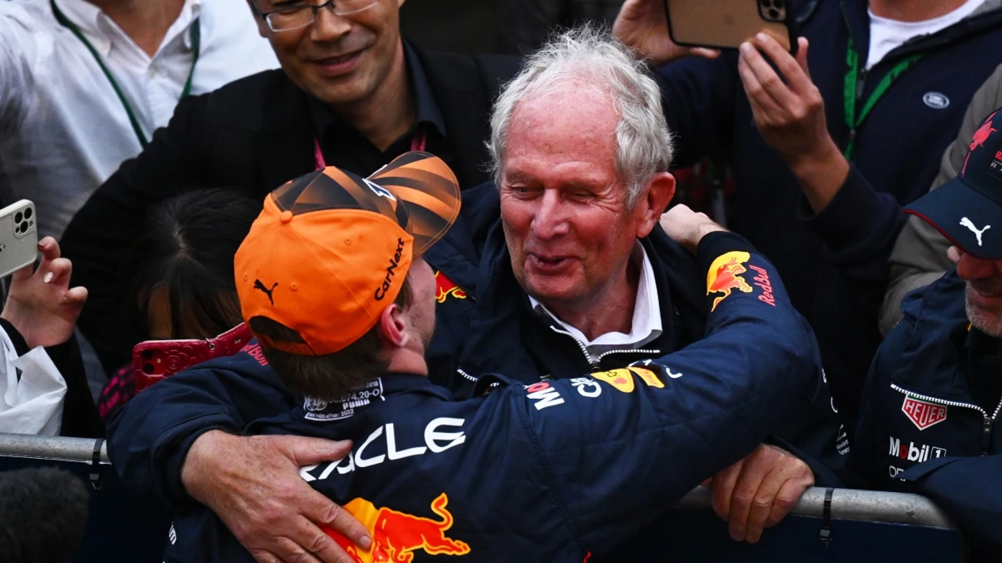 Helmut Marko y Max Verstappen Helmut Marko y Max Verstappen