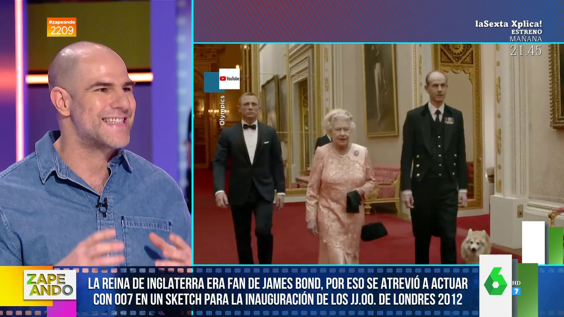 El motivo por el que la reina Isabel II es el único personaje real que aparece junto a James Bond 