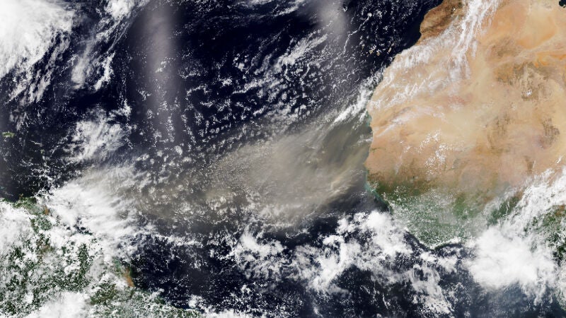 La calima proveniente de África transporta isótopos provenientes de Chernóbil