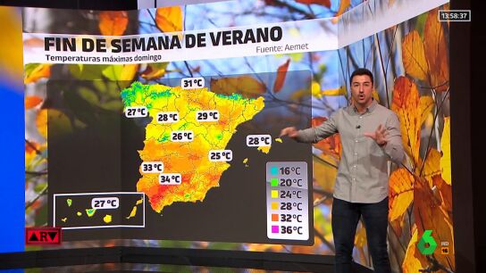 Subida de temperaturas: Espa&ntilde;a estar&aacute; por encima de los 25 grados durante el fin de semana
