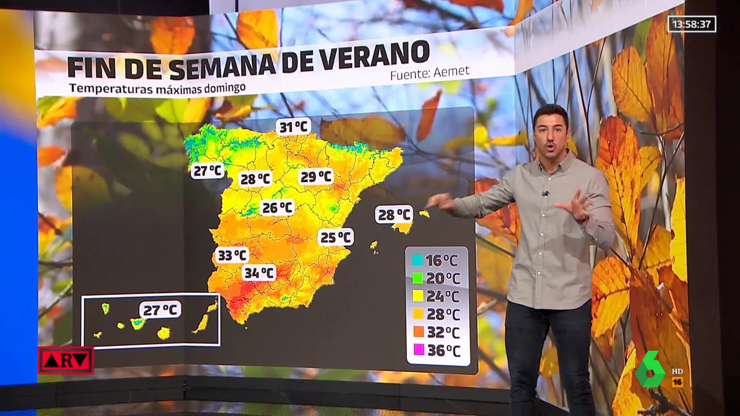 Subida de temperaturas: España estará por encima de los 25 grados durante el fin de semana Subida de temperaturas: España estará por encima de los 25 grados durante el fin de semana