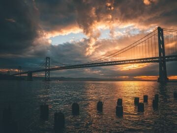 Amanecer ante el Golden Gate, San Francisco