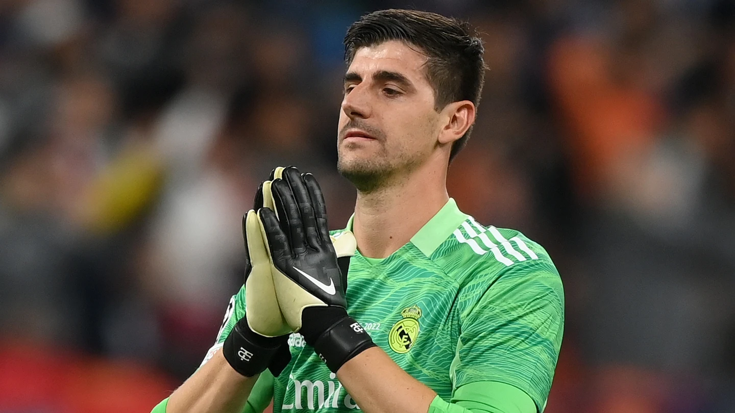 Thibaut Courtois, con el Real Madrid Thibaut Courtois, con el Real Madrid