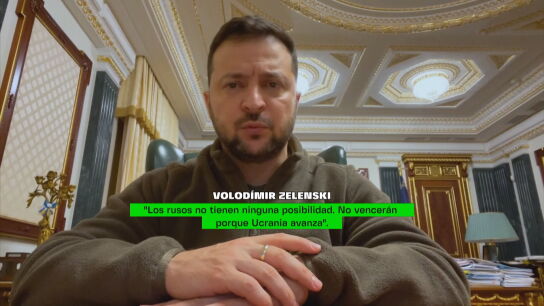 Zelenski responde a los ataques rusos: "No tienen ninguna posibilidad, no vencer&aacute;n"