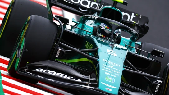 Sebastian Vettel, en el Aston Martin Sebastian Vettel, en el Aston Martin