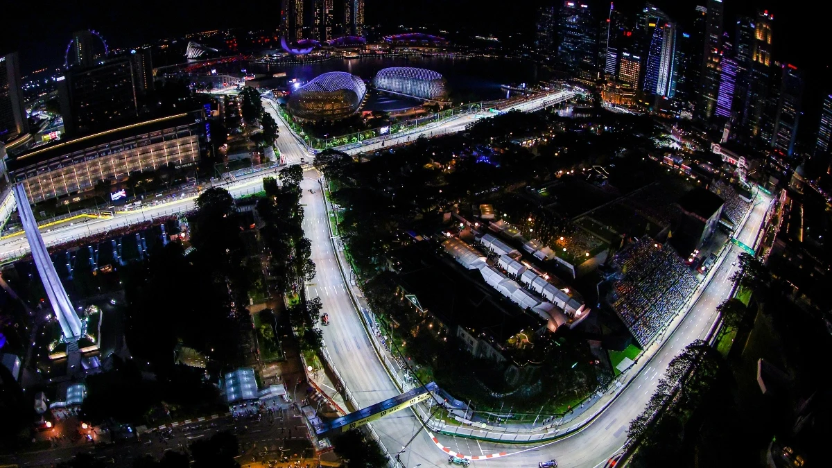 Marina Bay, vista desde arriba