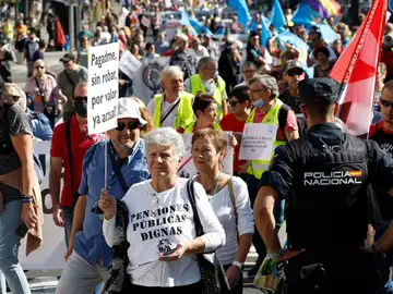 Manifestación por las Pensiones Dignas este sábado en Madrid