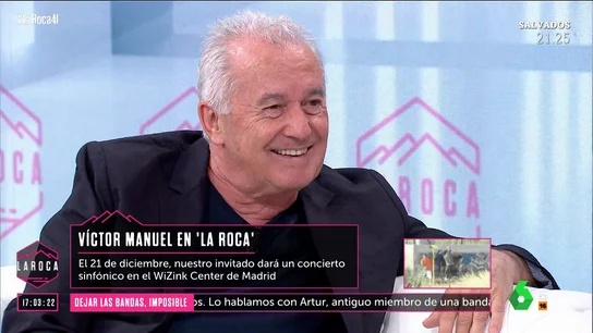 LA ROCA - Víctor Manuel: "Ahora canto mejor que antes, me siento más seguro" LA ROCA - Víctor Manuel: "Ahora canto mejor que antes, me siento más seguro"