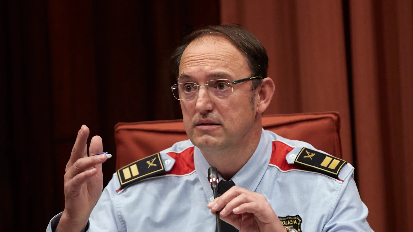 Imagen del comisario jefe de los Mossos d`Esquadra, Josep Maria Estela. Imagen del comisario jefe de los Mossos d`Esquadra, Josep Maria Estela.
