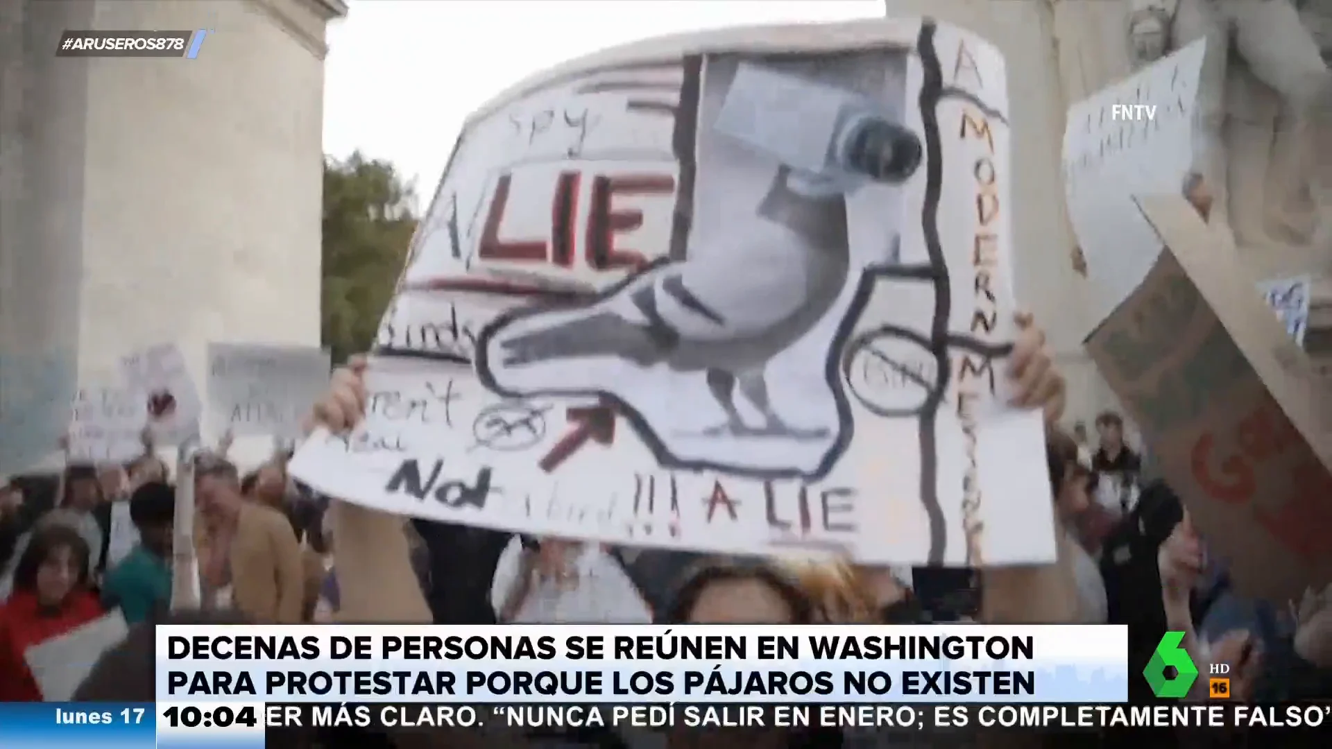 "Los pájaros no existen": así es la curiosa protesta de estos negacionistas de las aves