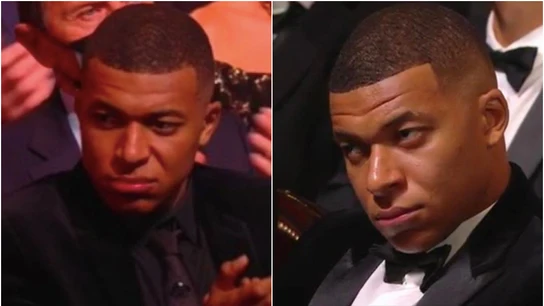 Noche aciaga de Mbappé en el Balón de Oro: pitos, abucheos y caras de desaprobación  Noche aciaga de Mbappé en el Balón de Oro: pitos, abucheos y caras de desaprobación