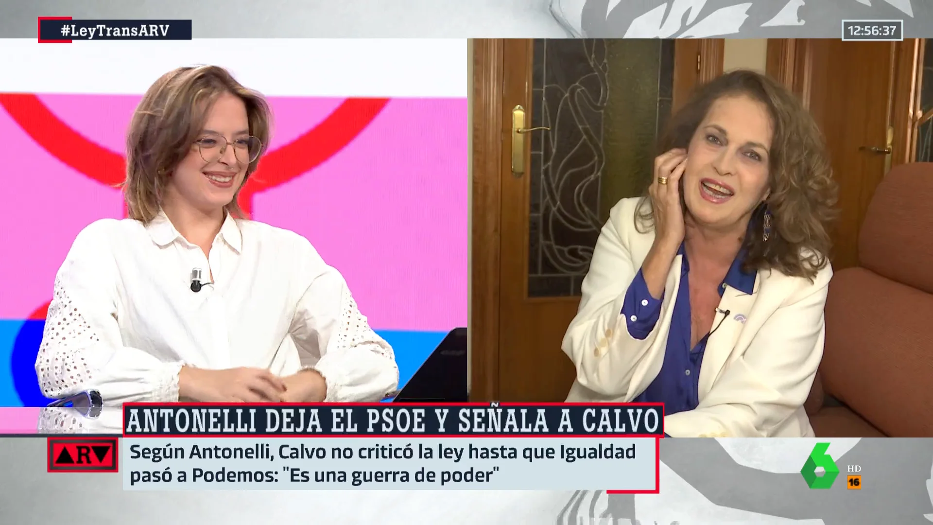 Elisabeth Duval y Carla Antonelli