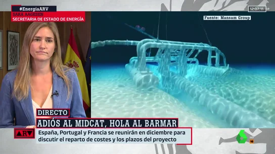 Un proyecto "estratégico", verde y que podría estar listo en 5 años: Sara Aagesen explica cómo será el BarMar Un proyecto "estratégico", verde y que podría estar listo en 5 años: Sara Aagesen explica cómo será el BarMar