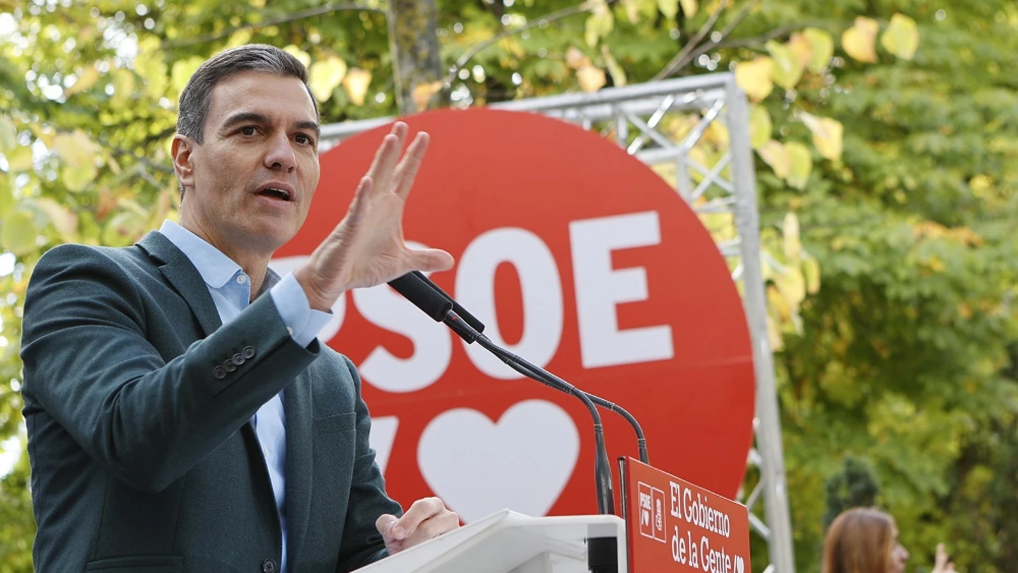 Pedro Sánchez en un acto en Soria Pedro Sánchez en un acto en Soria