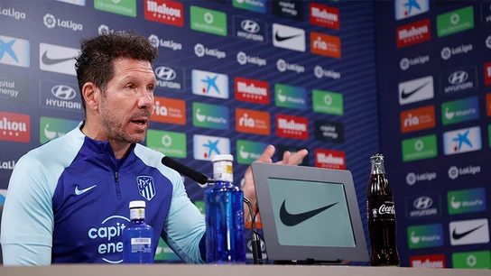 Simeone, en rueda de prensa Simeone, en rueda de prensa