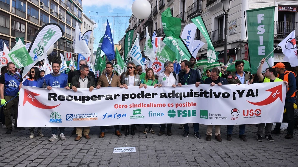 Protesta en Madrid