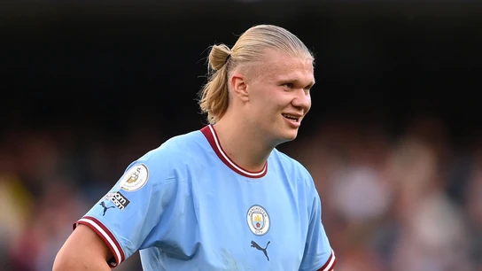Erling Haaland, con el Manchester City Erling Haaland, con el Manchester City