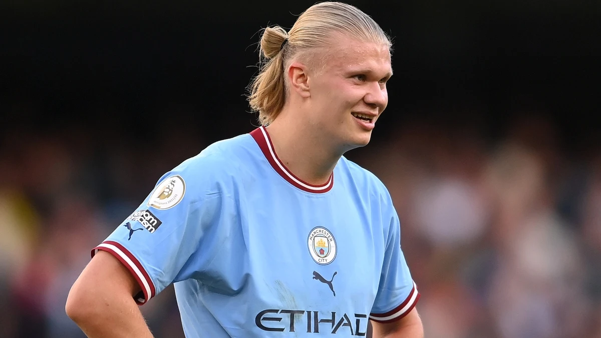 Erling Haaland, con el Manchester City