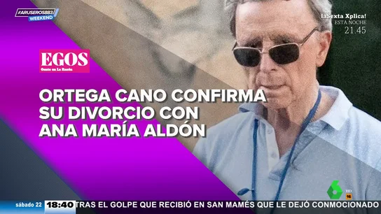 Ortega Cano confirma su divorcio con Ana María Aldón Ortega Cano confirma su divorcio con Ana María Aldón