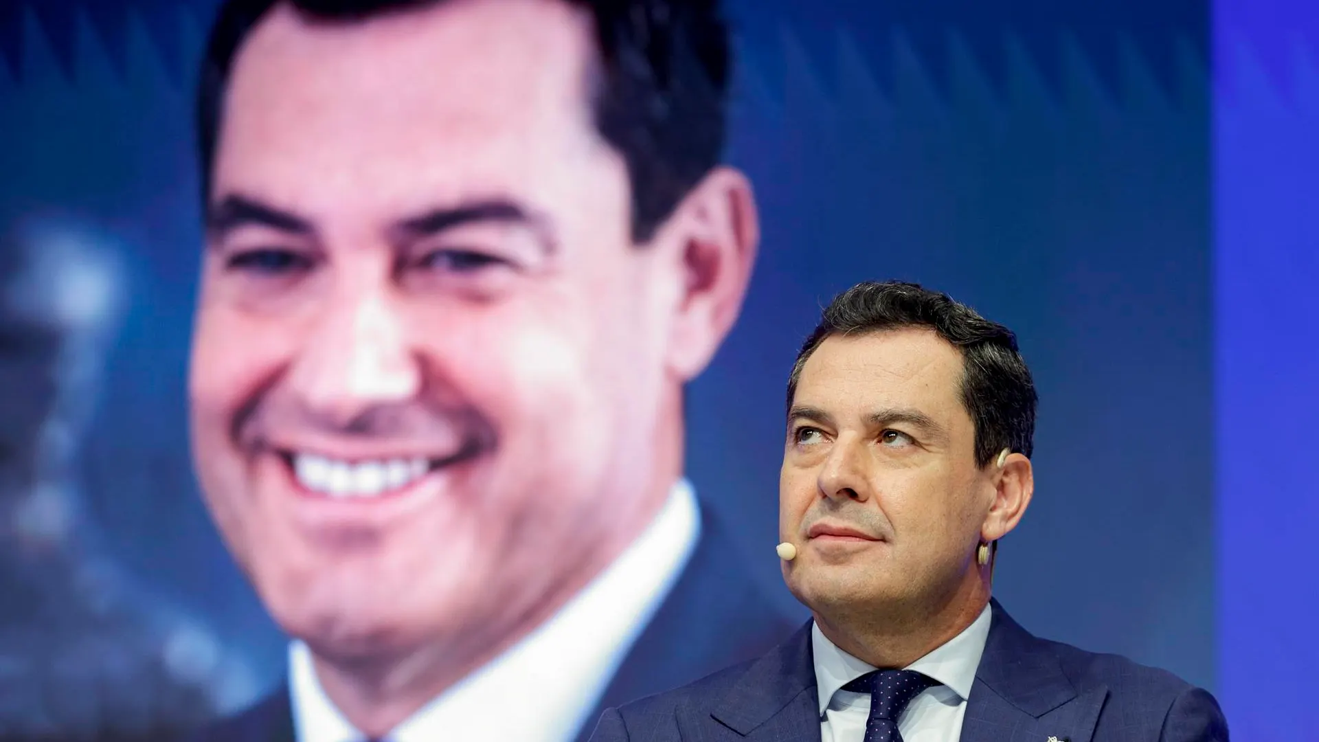 El presidente de la Junta de Andalucía, Juanma Moreno Bonilla.