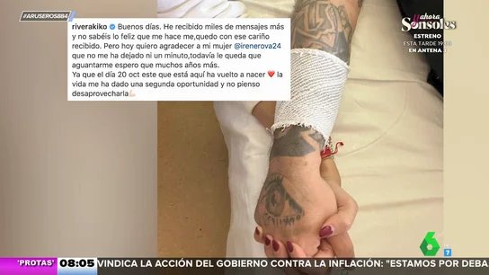 El romántico mensaje de Kiko Rivera a Irene Rosales, su mayor apoyo tras sufrir un ictus: "He vuelto a nacer" El romántico mensaje de Kiko Rivera a Irene Rosales, su mayor apoyo tras sufrir un ictus: "He vuelto a nacer"