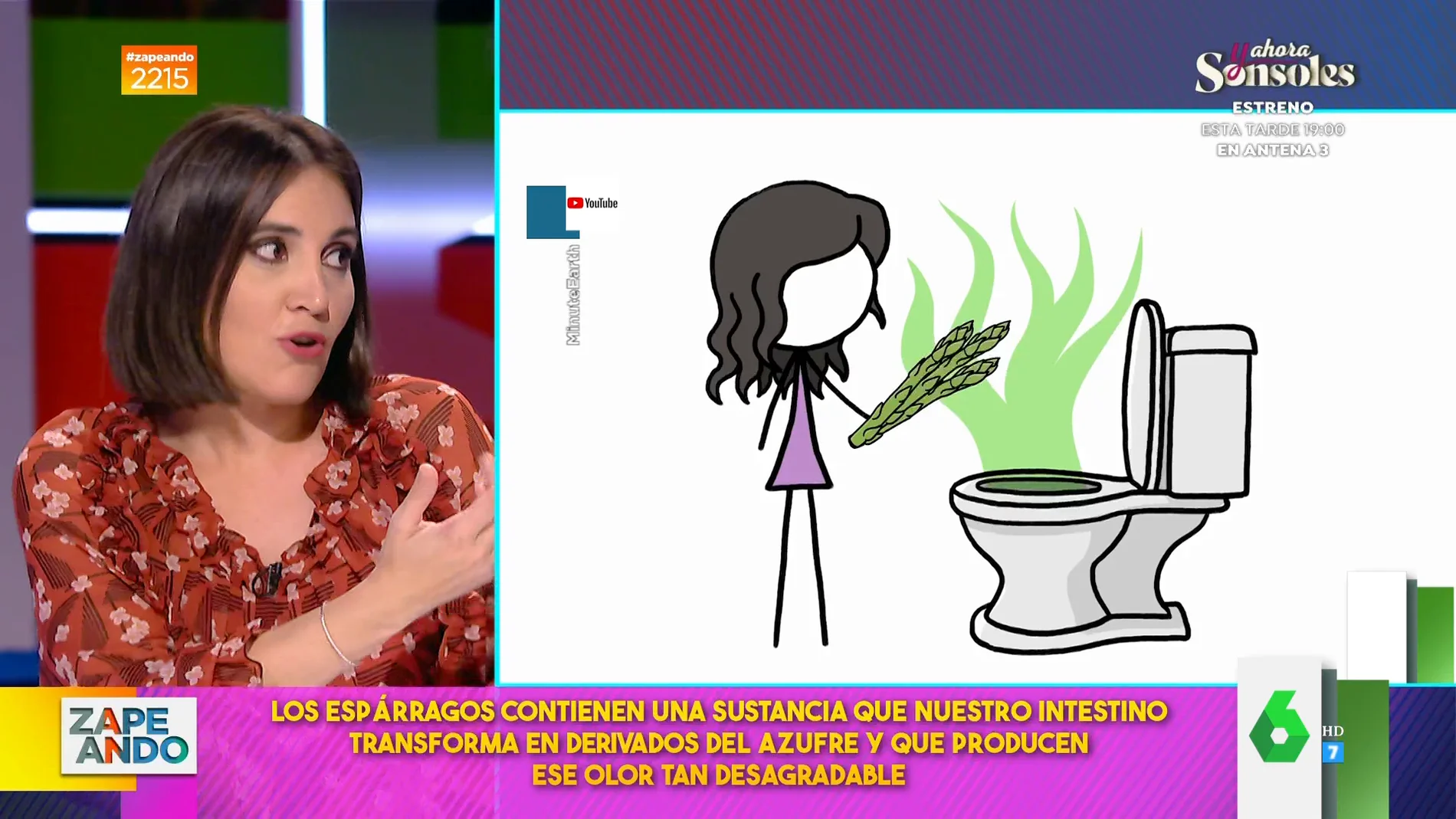 Boticaria García explica por qué huele el pis cuando comes espárragos