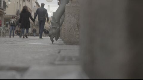 Detalle de la Calle Mayor en Alcalá de Henares