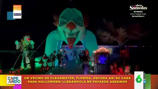 La terrorífica decoración de Halloween de esta casa: así han llenado el jardín de payasos asesinos La terrorífica decoración de Halloween de esta casa: así han llenado el jardín de payasos asesinos