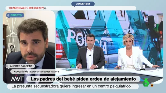 Habla el abogado de la presunta secuestradora de un bebé Habla el abogado de la presunta secuestradora de un bebé