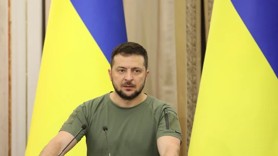 El presidente de Ucrania, Volodímir Zelenski El presidente de Ucrania, Volodímir Zelenski