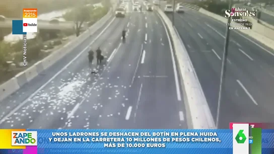 La desastrosa huida de unos ladrones: así se deshacen de la mochila con 10 millones de pesos La desastrosa huida de unos ladrones: así se deshacen de la mochila con 10 millones de pesos