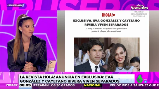 Eva González y Cayetano Rivera atraviesan una profunda crisis de pareja: "Lo mejor es vivir separados" Eva González y Cayetano Rivera atraviesan una profunda crisis de pareja: "Lo mejor es vivir separados"