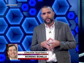 Juanma Moreno llama en directo a El Intermedio 